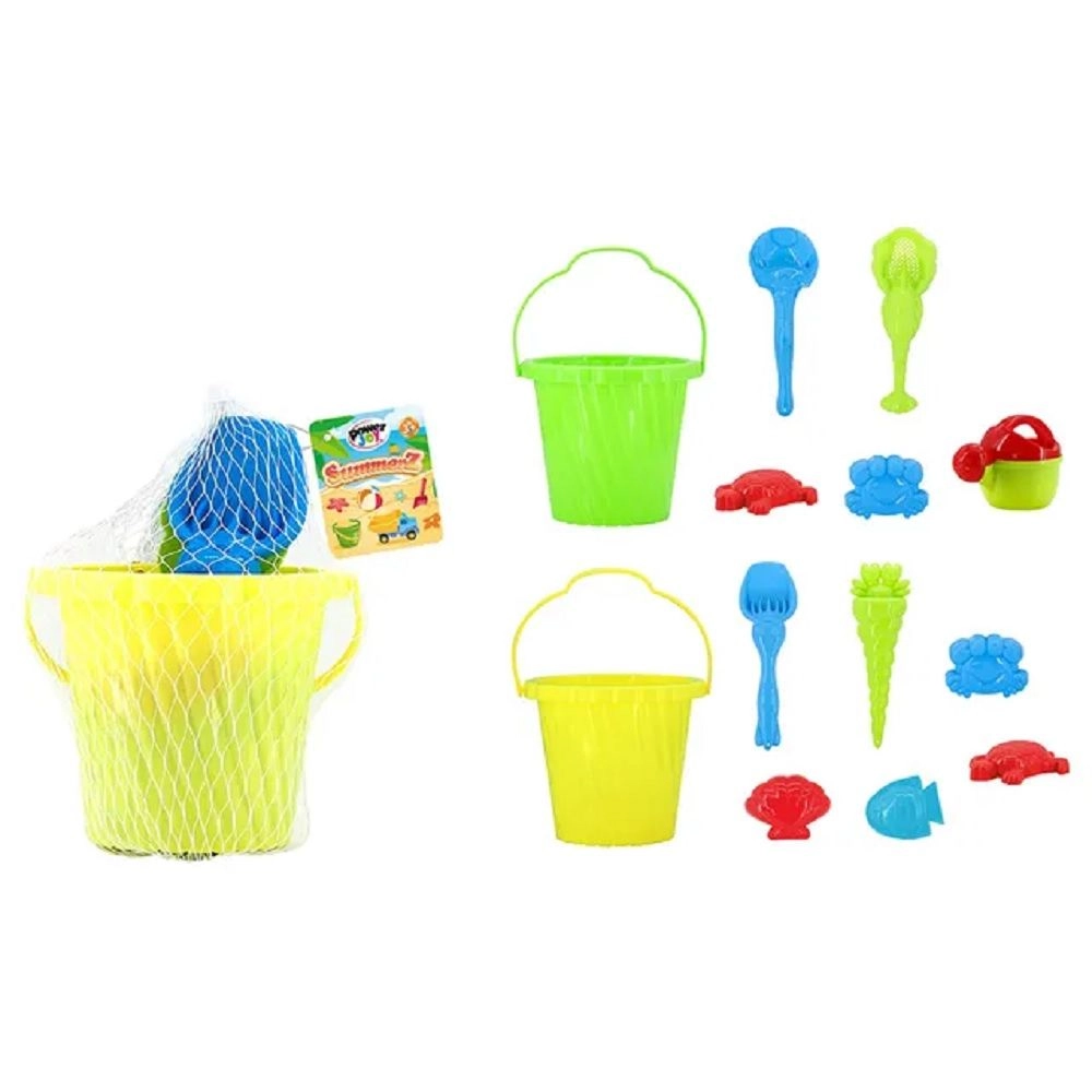 MONDO Summerz Bucket - 6pcs Multi Colour