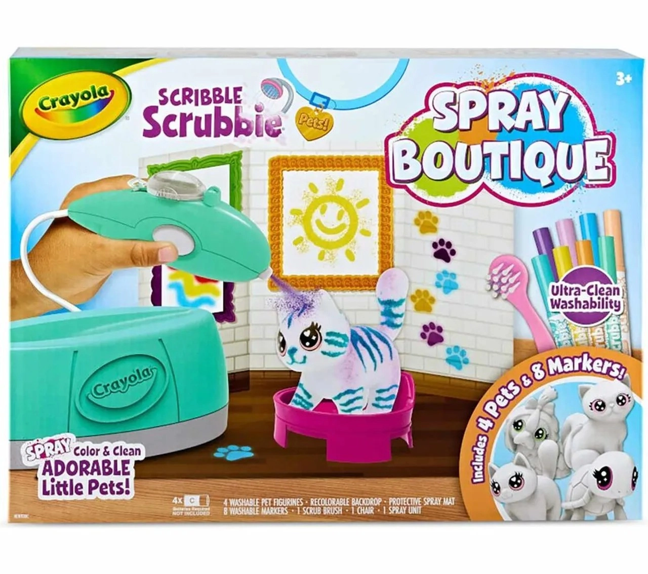 Scribble Scrubbie Pets - 4 piece(s)