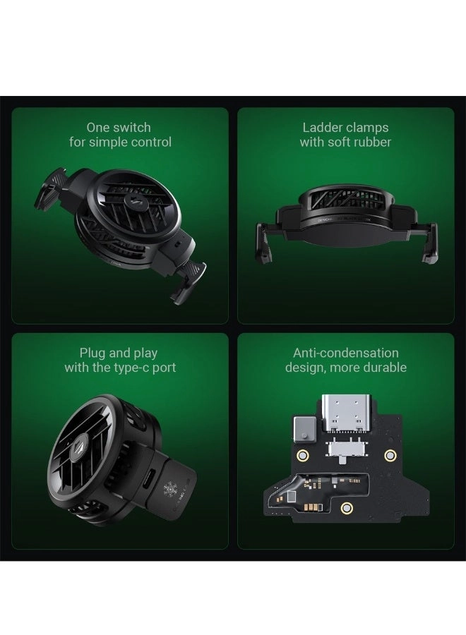 Phone Cooler - Dual Cooling Fan for iPhone Android