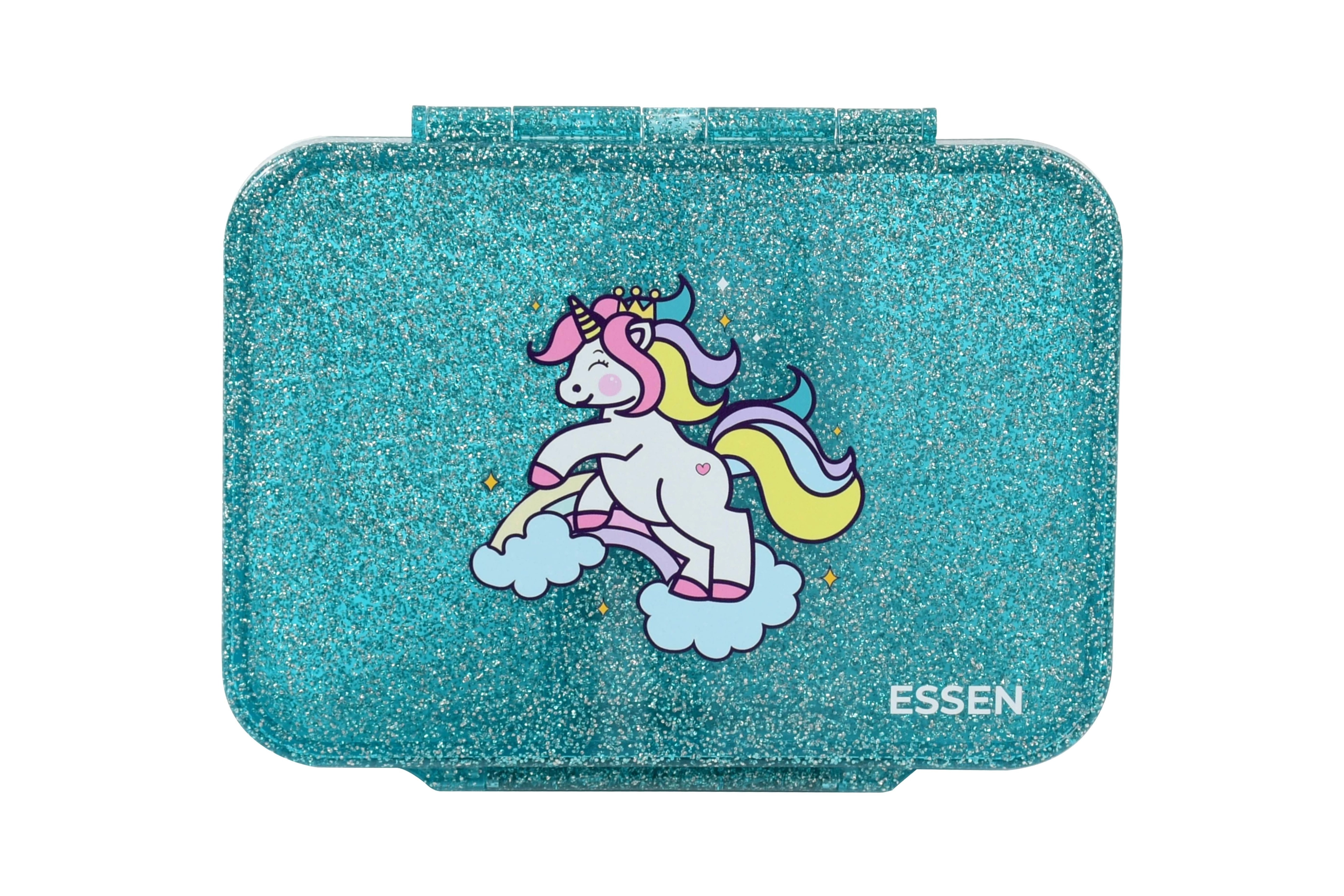 ESSEN Tritan Bento Lunch Box - Teal Unicorn