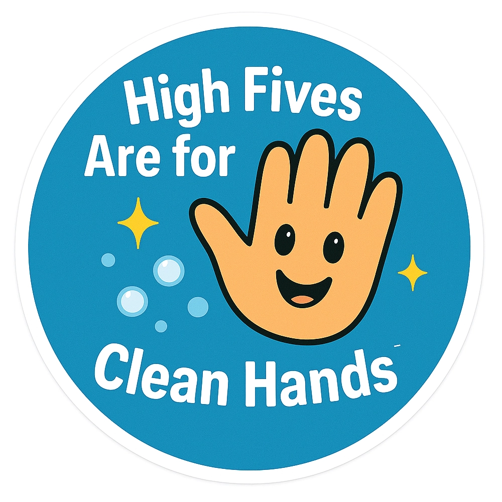 Twinkle Hands High Fives Are For Clean Hands