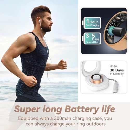 Smart Ring - Sleep Tracker Heart Rate Blood Oxygen