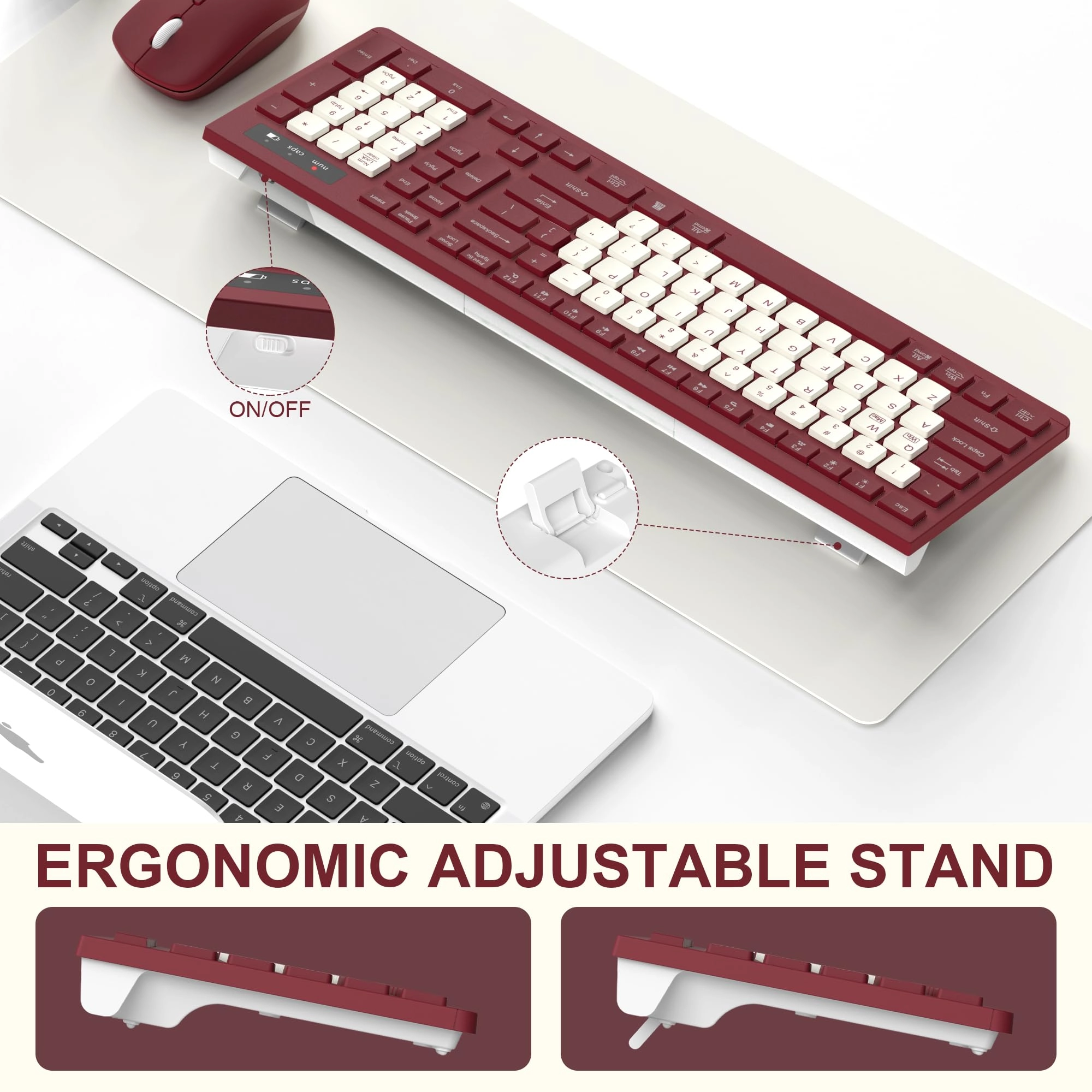Ergonomic Wireless Keyboard - Wired