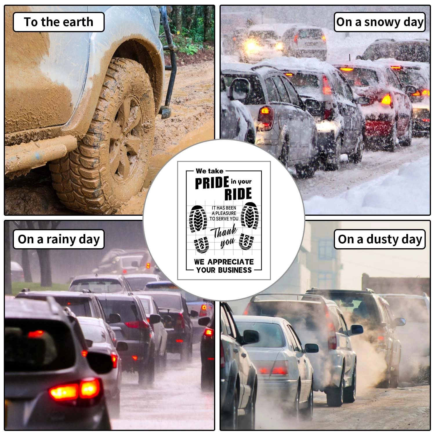 Paper Floor Mats - 100pcs 20" x 16"