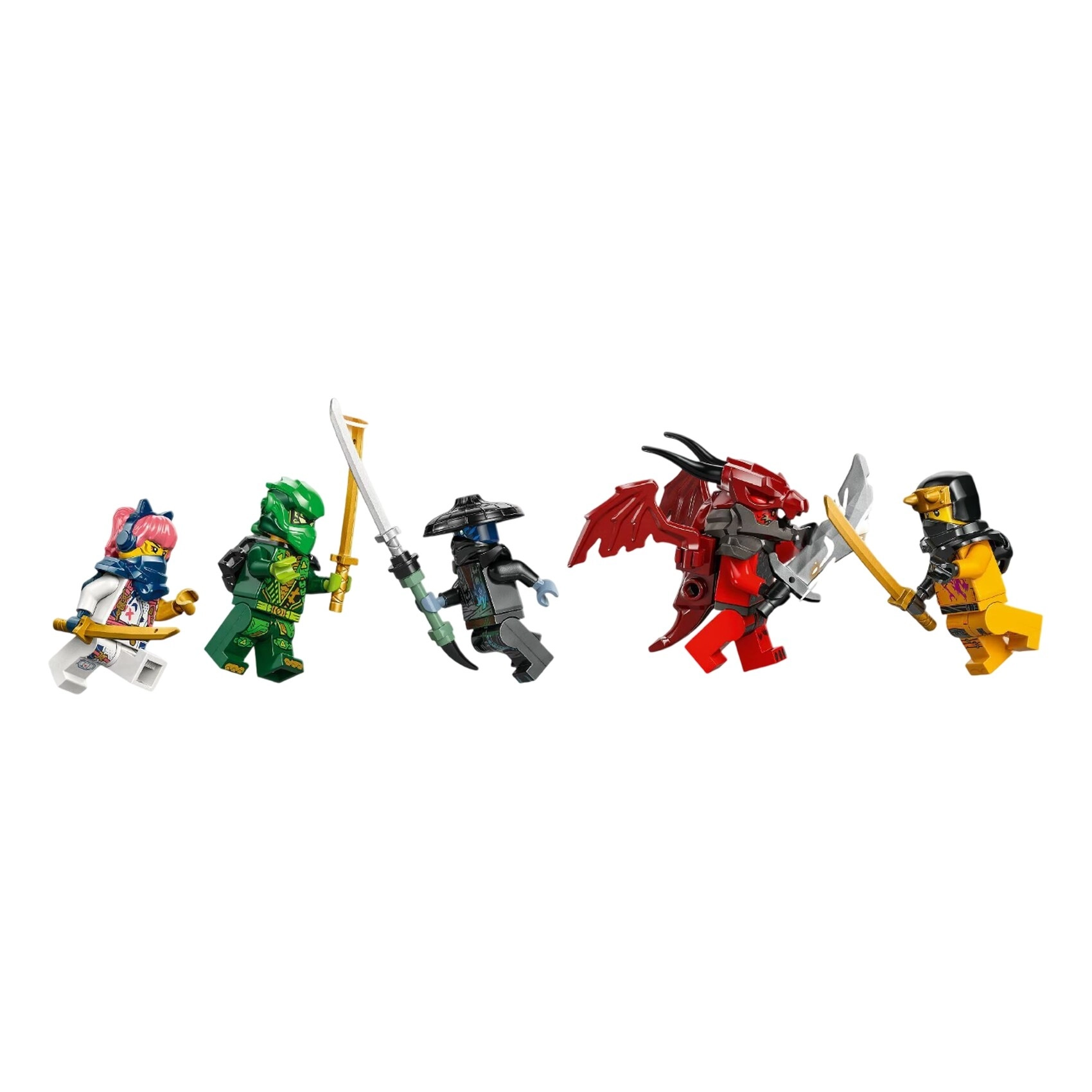 NINJAGO Thunderfang Dragon of Chaos (71832) - 6 Minifigures 668 Pieces
