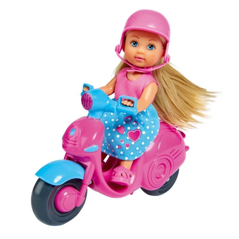 Simba Evi Love Doll - Pink With Scooter And Helmet Ages 3+