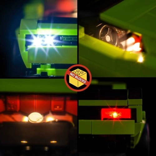77237 Dodge Challenger SRT Hellcat - Battery & USB LED Light Kit