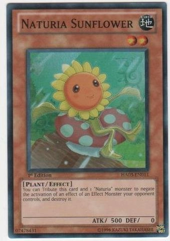 Yu-Gi-Oh! Naturia Sunflower HA03-EN011 - 1st Edition