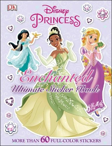 DK Disney Princess Sticker Book Enchanted 60 pcs