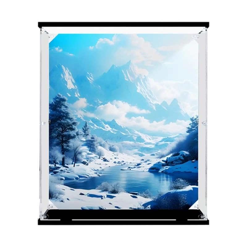 HCAEIOFJ Clear Acrylic Display Case - Ice Palace