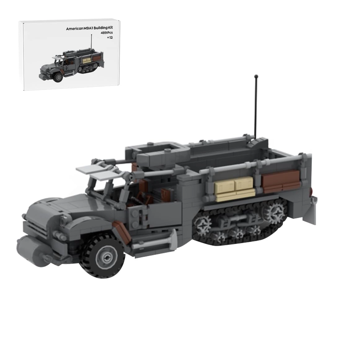 WOWOBONTOY M9A1 - Armored Truck Building Block Kit