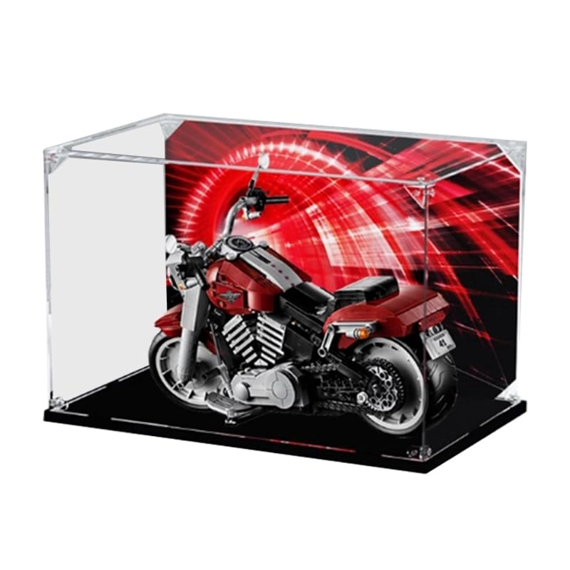HCAEIOFJ Display Case for 10269 - Lego Creator Harley Davidson Fatboy Expert Series