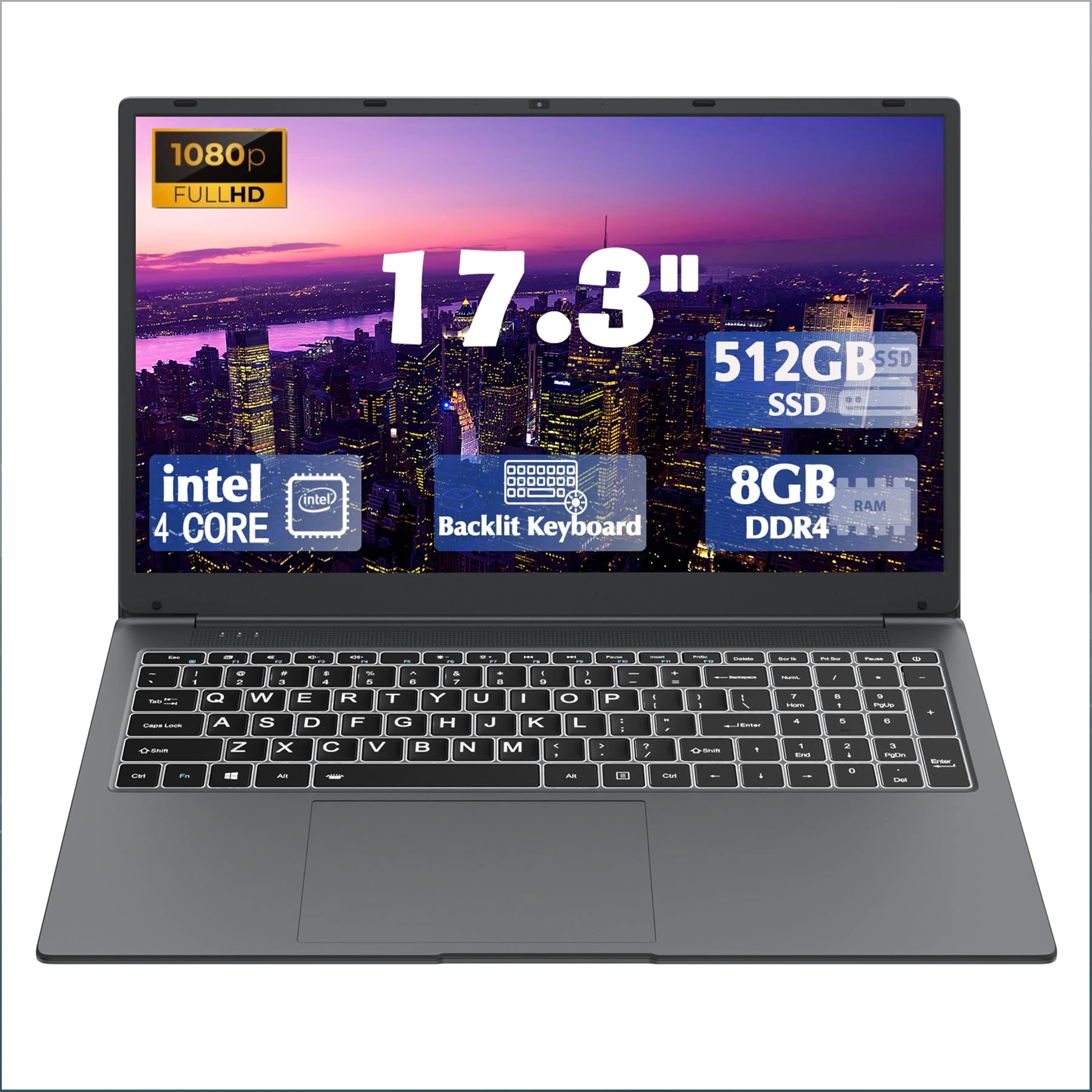 1732N-8 - 17.3'' Celeron N5095 8GB DDR4 512GB SSD