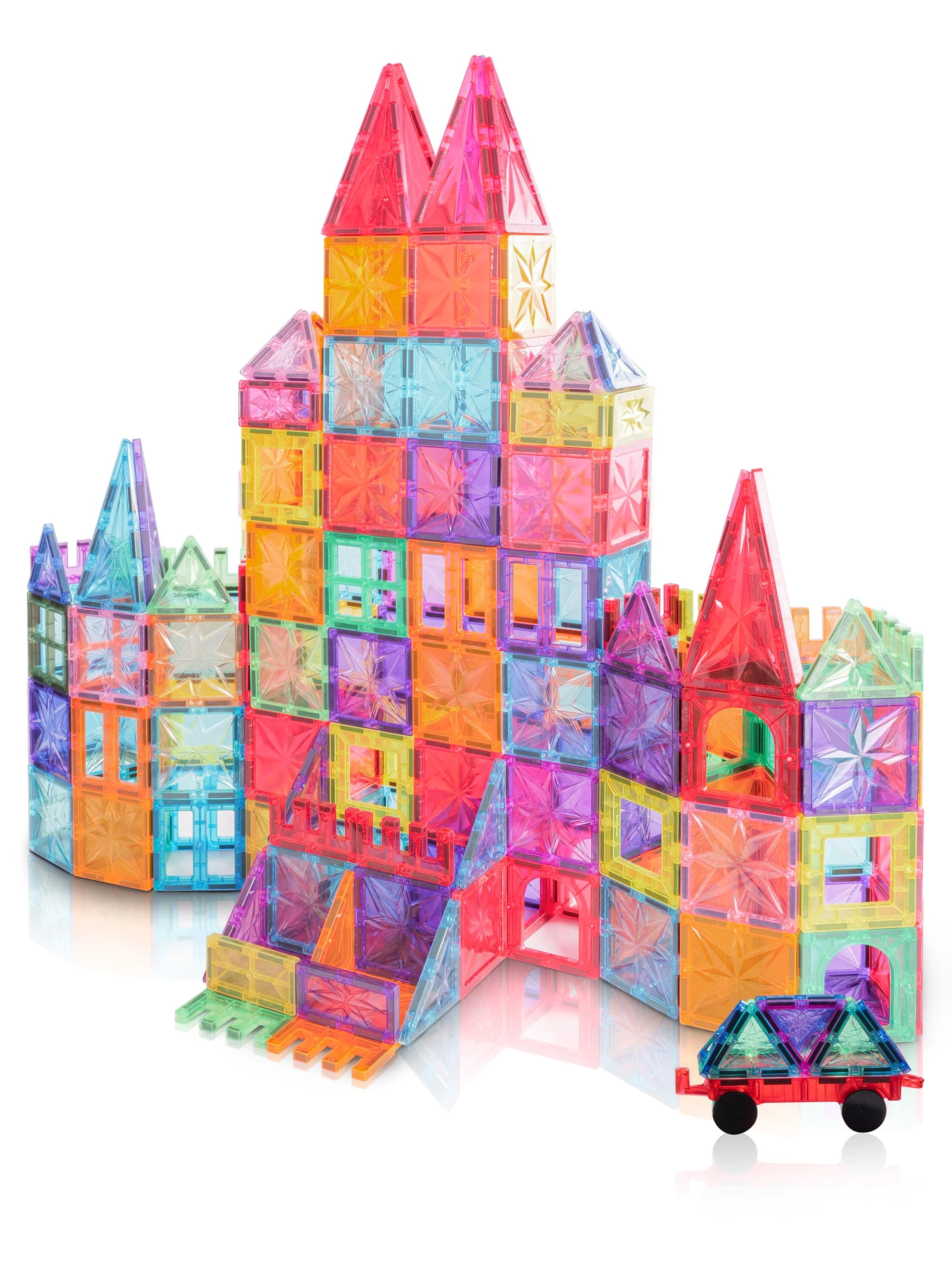 JOOZLEWELT Magnetic Tiles - 100 pcs