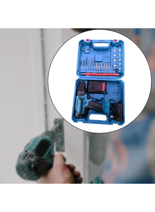 Rechargeable Electric Screwdriver Set - Cordless LED USB Charging