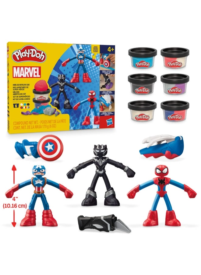 Captain America + Black Panther + Spider-Man - Marvel