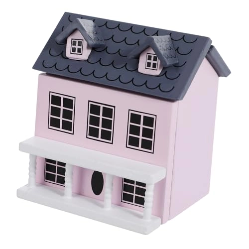 Miniature House - DIY Pink Wood