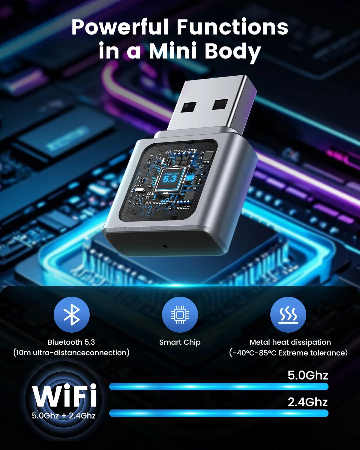 Wireless CarPlay Adapter - iPhone USB-C to USB-A