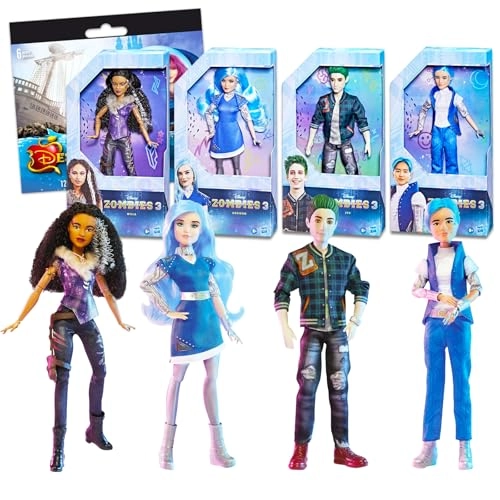 Zed Doll + Addison Doll + A-spen Doll + Willa Doll - Ages 3+