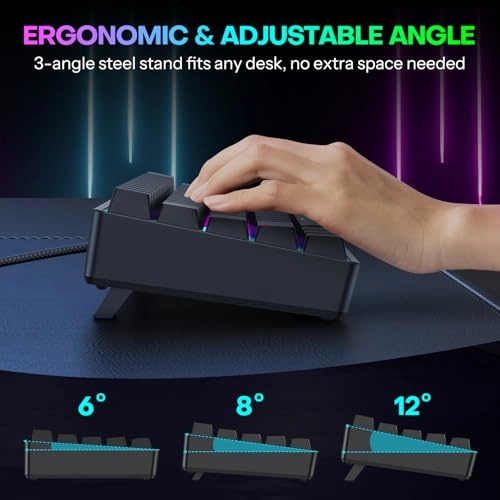 Mechanical Gaming Keyboard - QWERTY Wired