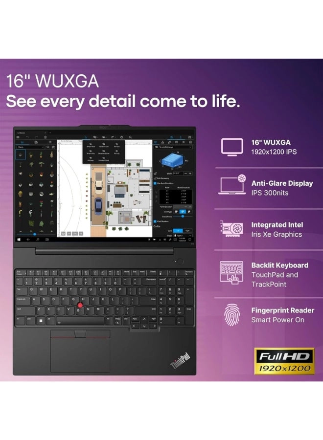 ThinkPad E16 Gen 1 - 16'' i5-1335U 40GB DDR4 1TB NVMe