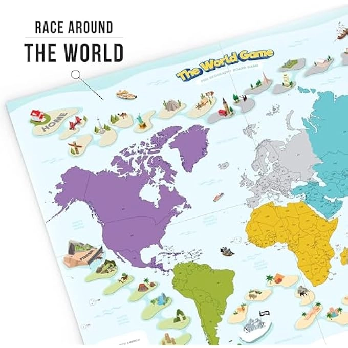 Fun Geography Board Game