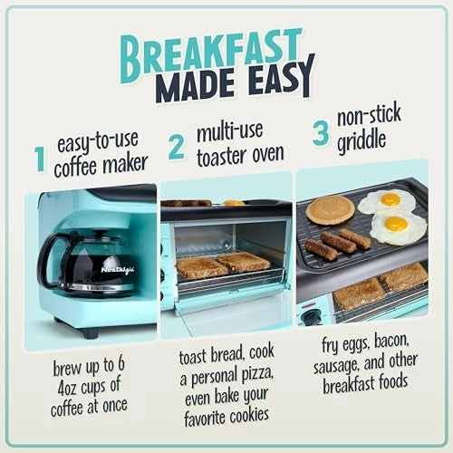 3-in-1 Retro Breakfast Station