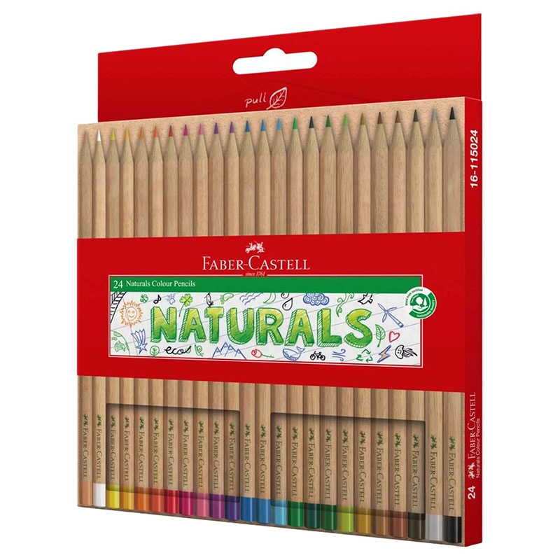 Naturals Colour Pencils - 24pcs