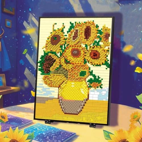 Sunflowers Art Building Set - 3504pcs