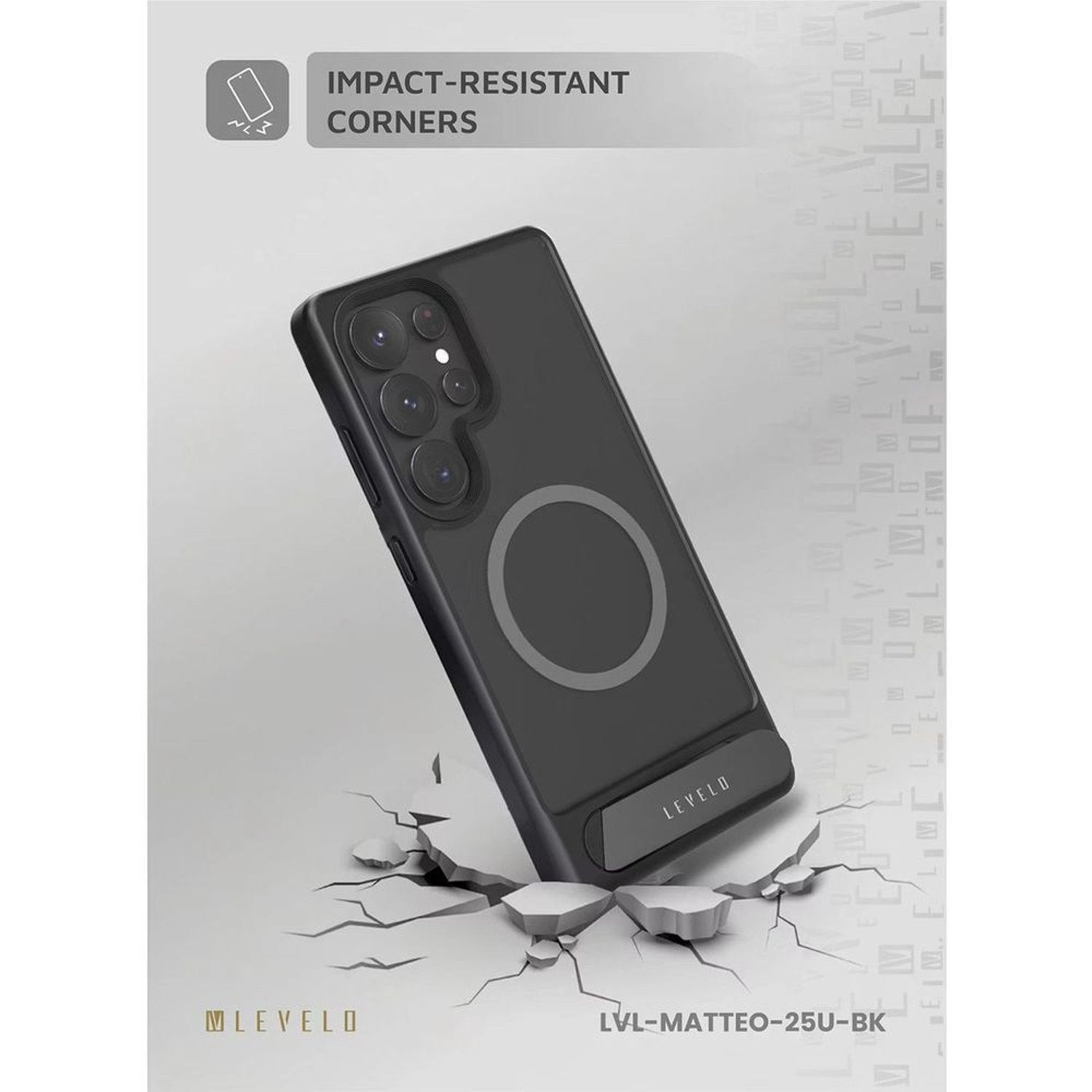 Matteo Grip Case with MagSafe for Samsung Galaxy S25 Ultra