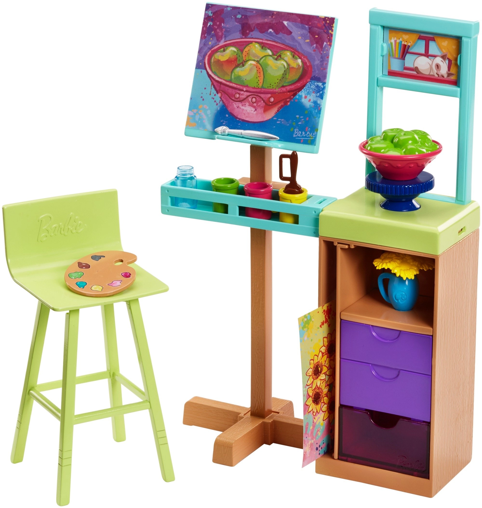 Barbie Relax and Create Art Studio - 25+ creation pieces