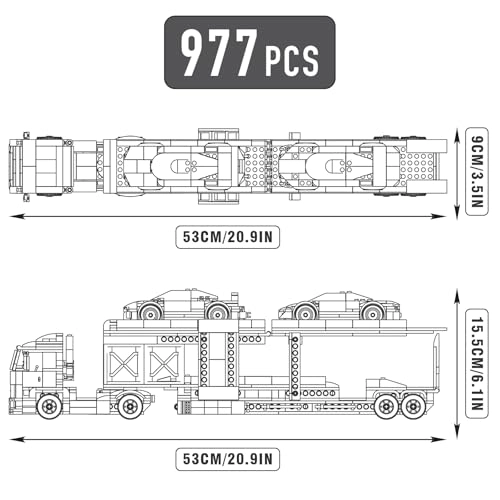 24078 City Car Transporter - 997 pcs
