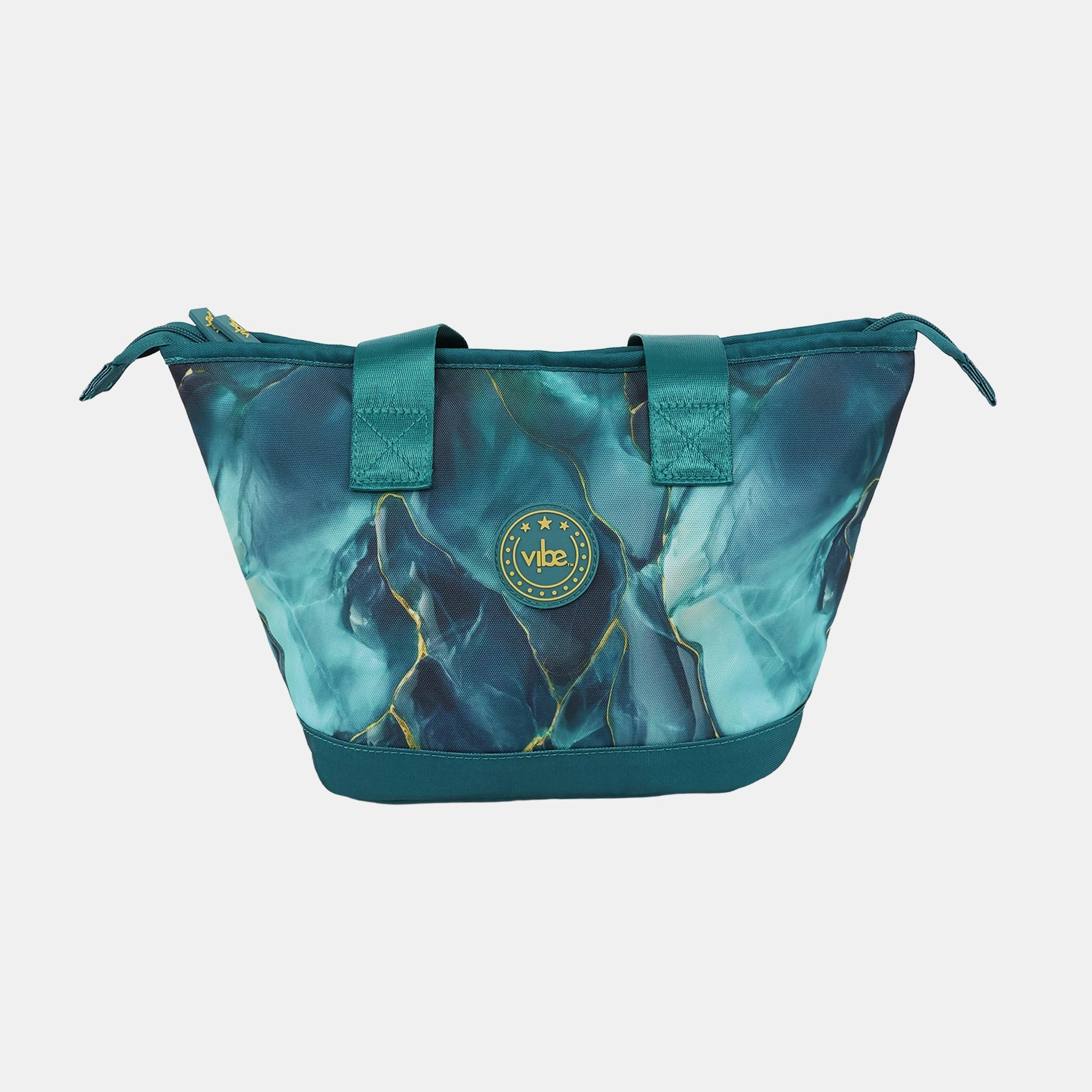 Vibe Lunch Bag - Green And Gold