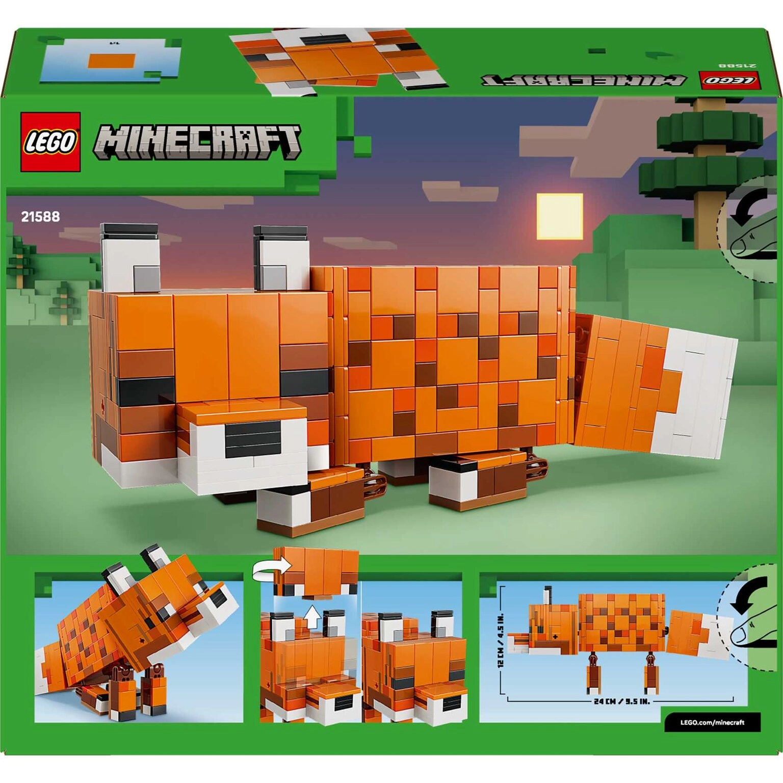 COLOR LAND CHILDRENS TOYS CENTER LLC Minecraft The Fox (21588)