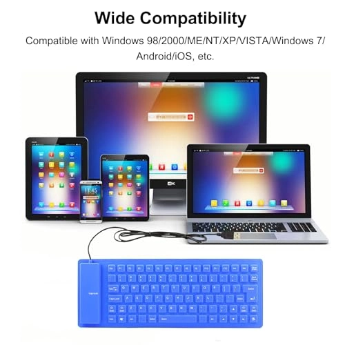 Foldable wired keyboard - Wired