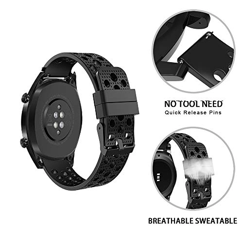 Watch Band for EIGIIS K55 - Soft Silicagel Blue Fits 140mm-200mm