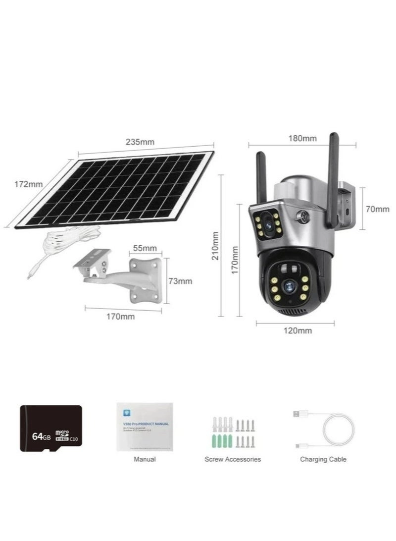 4G Sim Solar Camera
