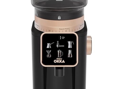 OK0044-04 Master Grind Coffee Grinder - 60 Grinding Levels Color Digital Display