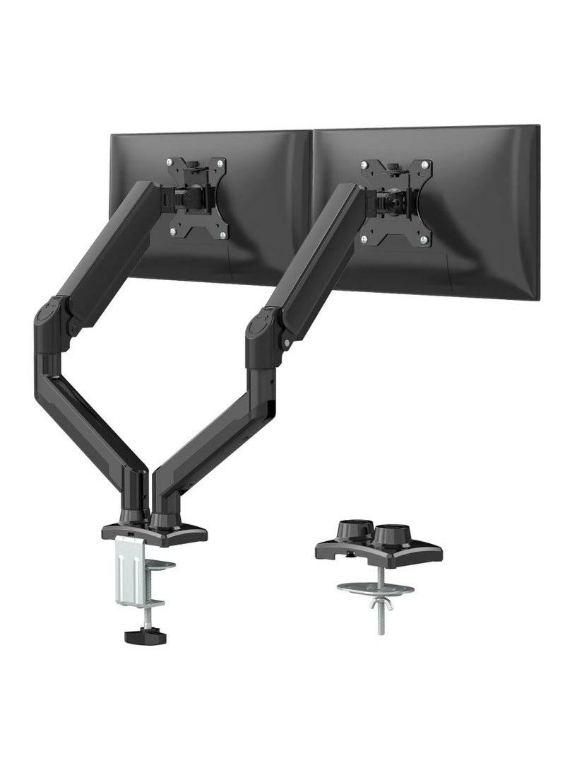 Dual Monitor Arm - two 13”-32” 75x75mm & 100x100mm