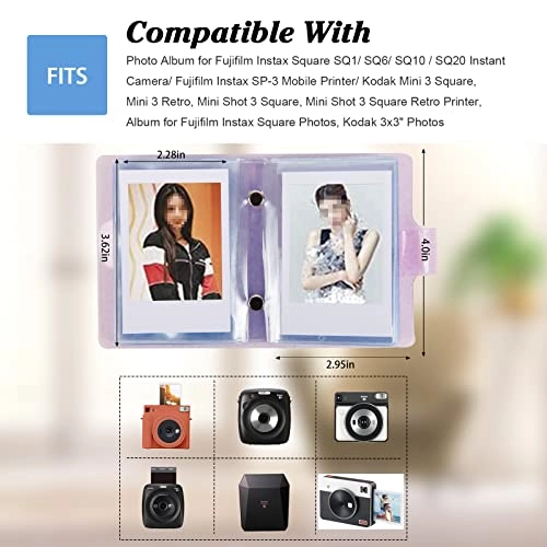 Instax Square 36 Pockets Plastic Photo Album