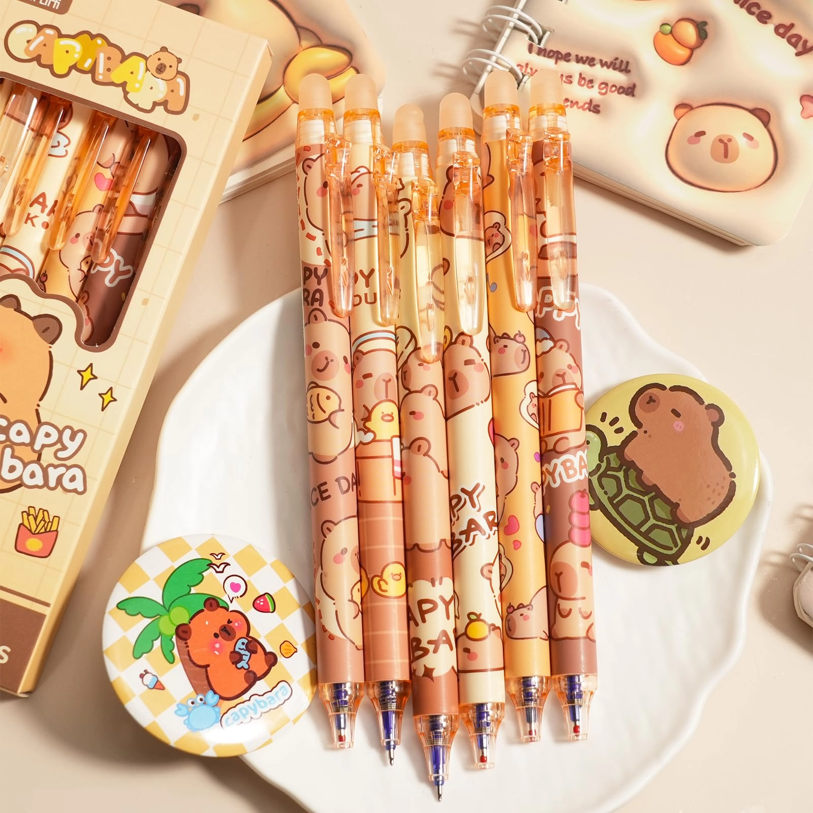 Cute Erasable Pen - 12-Pack 0.5mm