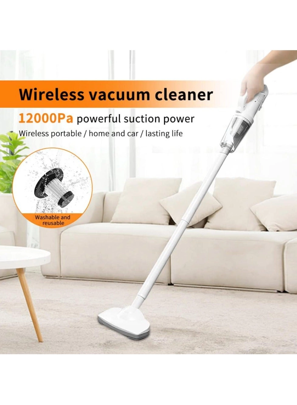 Vacuum Cleaner - High Power Suction Cordless