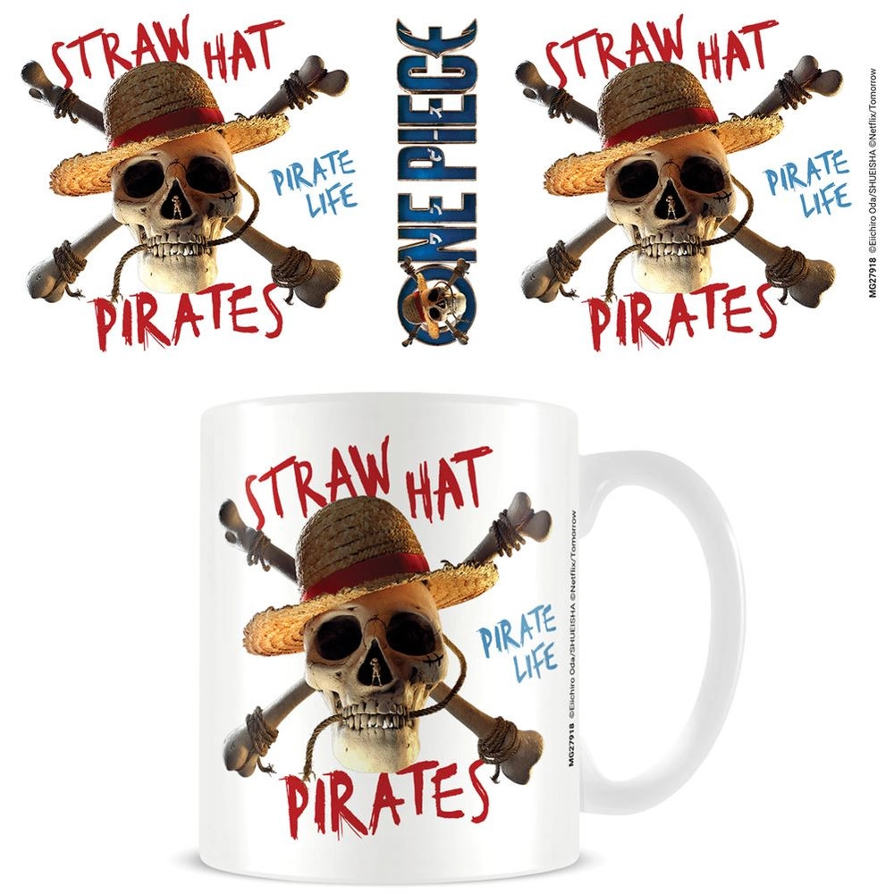PYRAMID One Piece Live Action Straw Hat Pirate Emblem Mug