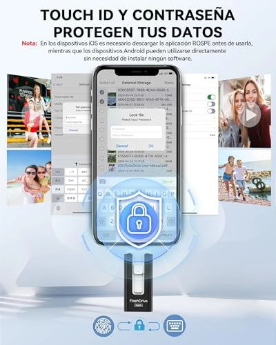 USB Stick - USB 3.0 Lightning Micro-USB USB-C 256GB