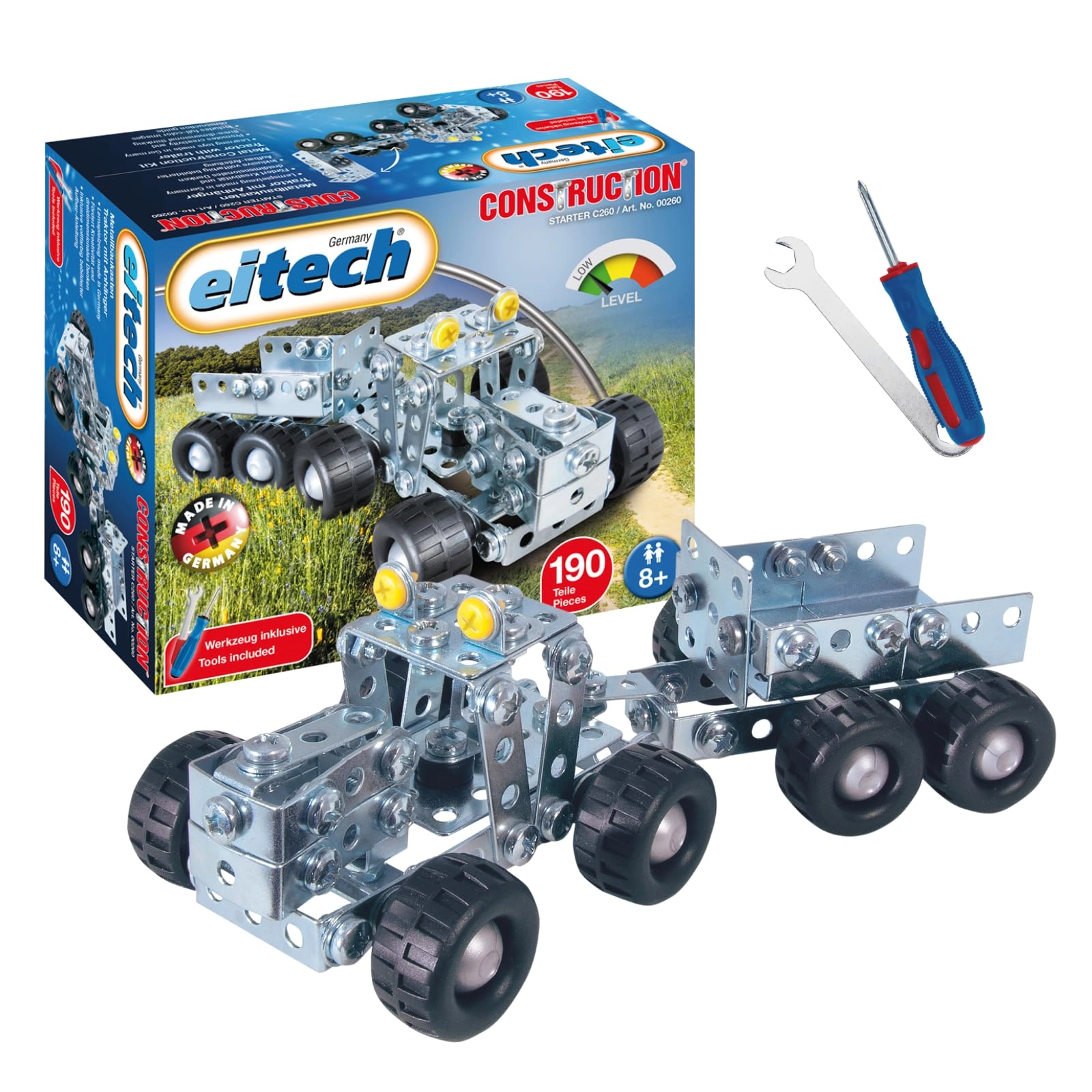 Eitech Erector Sets Tractor C260 - 190 pcs for ages 8+