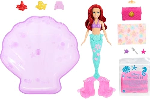 Ariel Mermaid Doll & Pool Set - Moldable Sand 3 Sand Molds