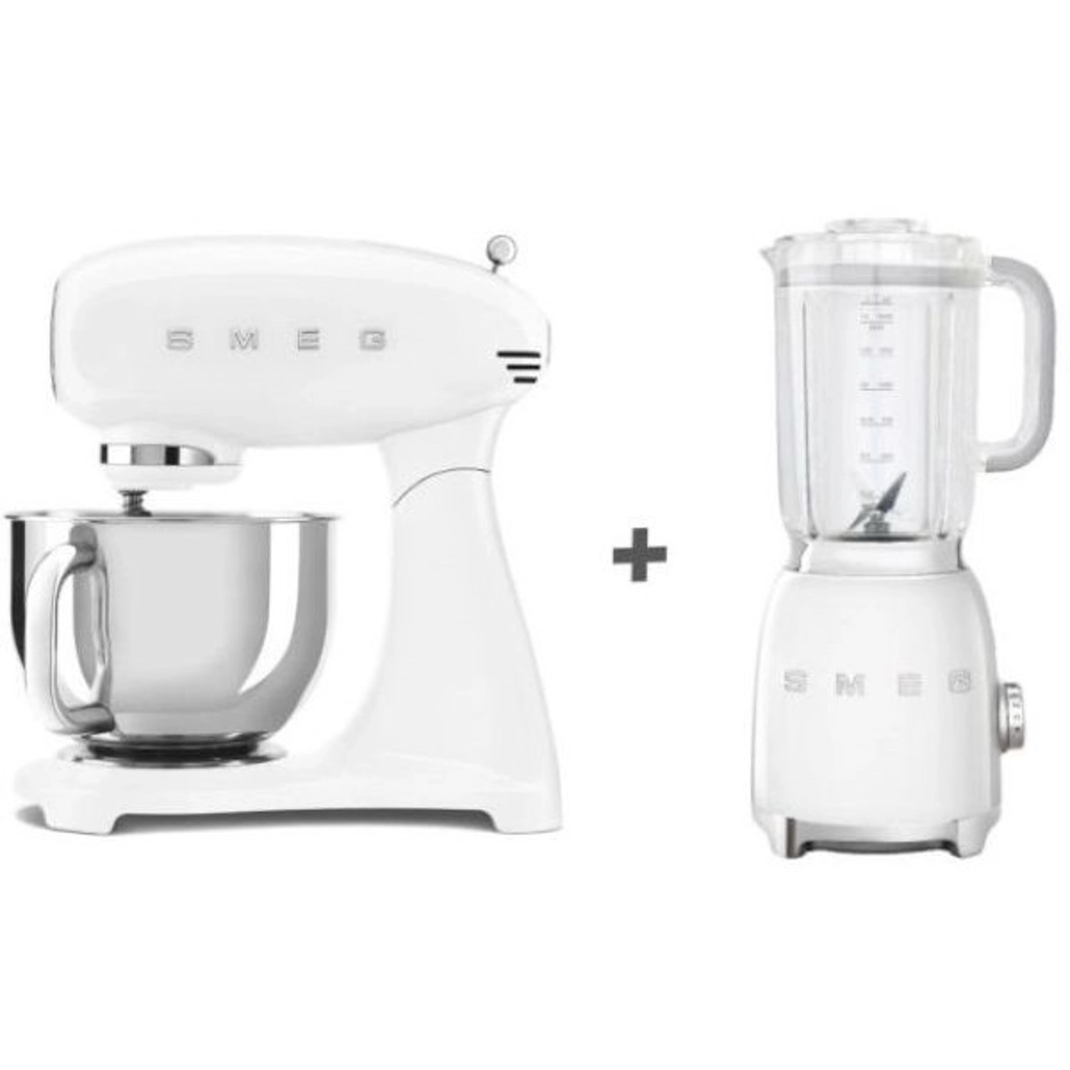 Smeg BLF01WHUKBND - White Blender and Stand Mixer