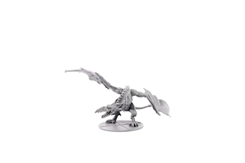Dark Souls The Role Playing Guardian Dragon Miniature & Stat Cards - 5E Compatible Silver