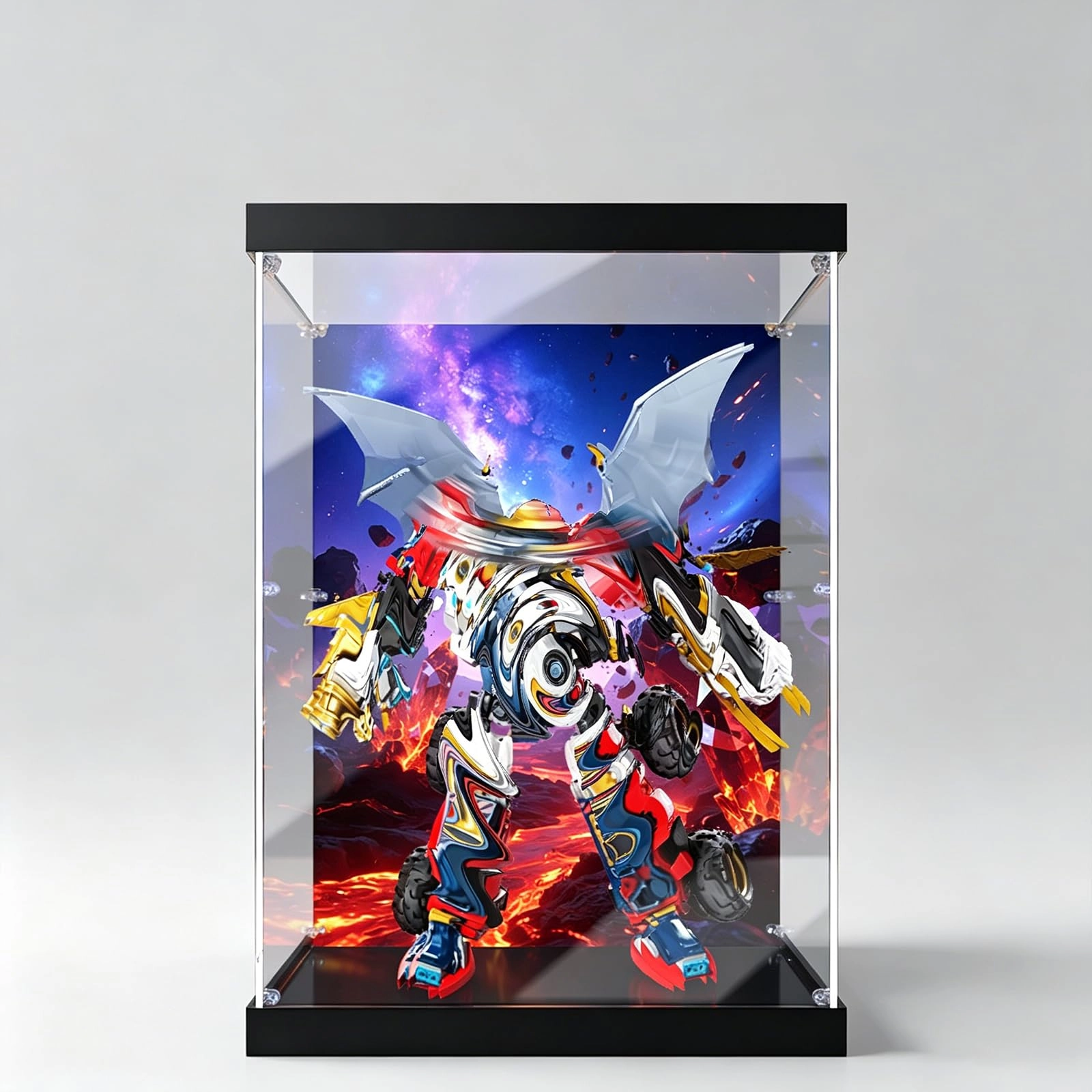 bodamaike Acrylic Display Case - for Lego 71834 35 x 30 x 45 cm