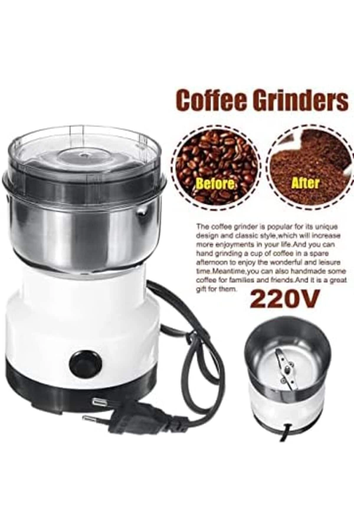 Electric Coffee Grinder - 800g 1400W Stainless Steel